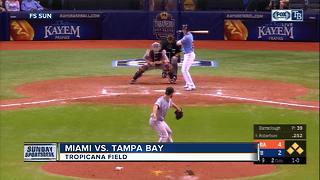 Daniel Robertson hits slam in 9th inning, Tampa Bay Rays beat Miami Marlins 6-4