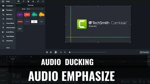 Camtasia's Best Audio Tool - Emphasis ( Ducking )