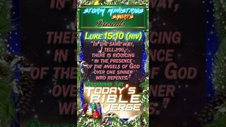 12.01.2022 | STORM MINISTRIES | Daily Bible Verse | LUKE 15:10 (NIV) | #shorts