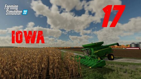 Corn Harvest at Iowa Farm Part 17 - FARMING SIMULATOR 22 - Timelapse