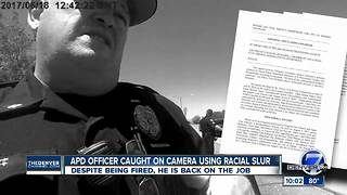 Aurora police chief fires officer after racial slur, but he's back on the job