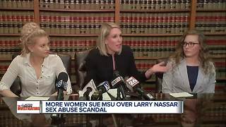 More women sue MSU over Larry Nassar case