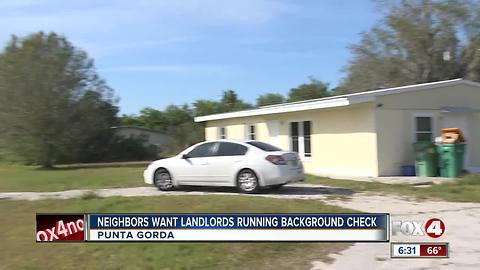 No background checks leaves neighbors fearful after drug arrest