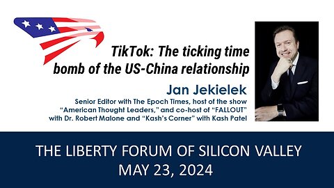 Jan Jekielek ~ The Liberty Forum ~ 5-23-2024