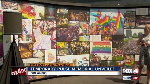 Temporary Pulse memorial unveiled