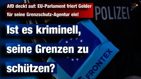 AfD deckt auf: EU-Parlament friert Gelder für seine Grenzschutz-Agentur ein!