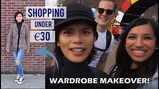 FLEA MARKET CHALLENGE: Wardrobe Makeover! (Vintage Shopping @ IJ Hallen)