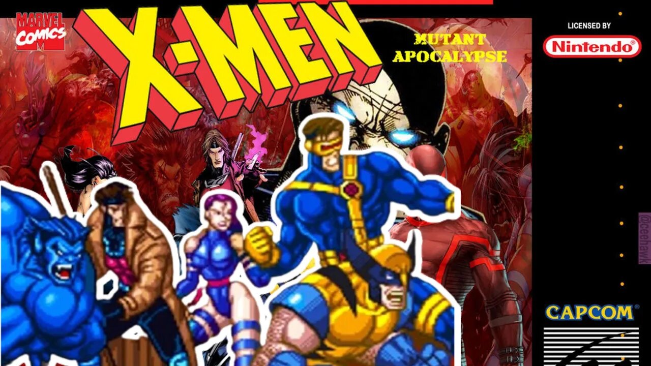 SNES Longplay X-Men: Mutant Apocalypse. Arcade Game No Commentary Gameplay.  | Retro games