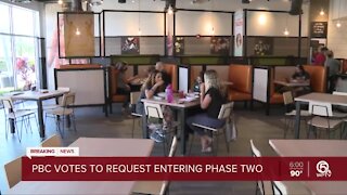 Palm Beach County votes to request entering Phase Two