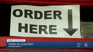 President hopes to re-open businesses by Easter