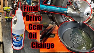 Changing the Gear oil in a 1996 Suzuki Intruder 1400