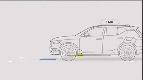 Volvo wireless car battery charging technology⚡️