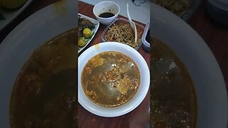 Cow Skin Soup and Fried Carp in Philippines #cowsoup #friedcarp #philippines #shorts