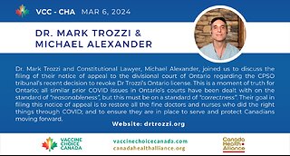 Dr Mark Trozzi & Michael Alexander - Ontario Courts Must Demonstrate a Standard of "Correctness"