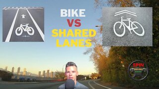 Bike Lanes vs Shared Lanes [BURNABY B.C]