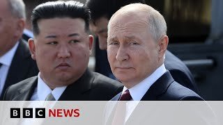 Vladimir Putin arrives in North Korea ahead oftalks with Kim Jong-un | BBC News