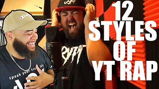 CRYPT 12 Styles of YouTube Rap {{ REACTION }}