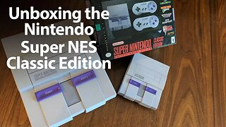 Unboxing the Nintendo Super NES Classic Edition 16-Bit Retro Console