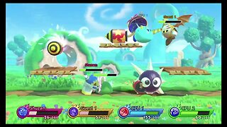 Green Gardens - (No Commentary) Kirby Fighters 2 Gameplay