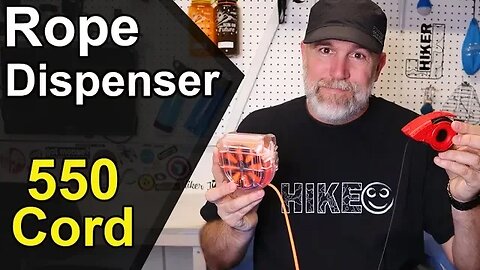 BEST Dispenser for 550 Paracord with Integrated Cutter