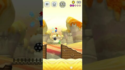 Super Mario Run 6-1 All Pink Coins