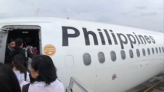 PHILIPPINE Airlines A321 ECONOMY Class: PR313 Hong Kong to Manila