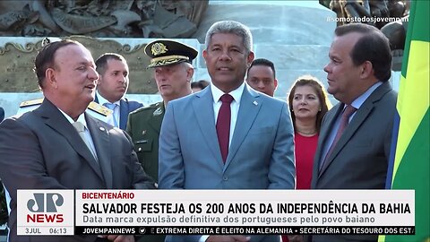 Em Salvador, Lula participa das comemorações dos 200 anos da Independência da Bahia
