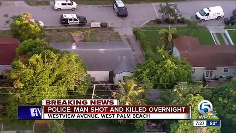 Overnight homicide investigated on Westview Avenue in West Palm Beach
