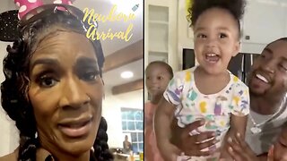 Momma Dee & Scrappy Throw Daughter Cali A 2nd B-Day Party Without Bambi! 🥳