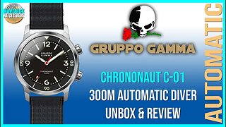 Details Matter! | Gruppo Gamma Chrononaut C-01 300m Automatic Diver Microbrand Unbox & Review