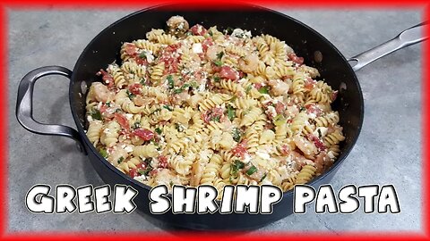 Greek Shrimp Pasta