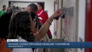 Palm Beach County School District's Choice Program deadline is Friday