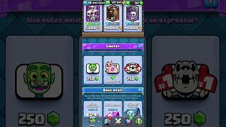 CLASH ROYALE - COMPREI OUTRO EMOTE