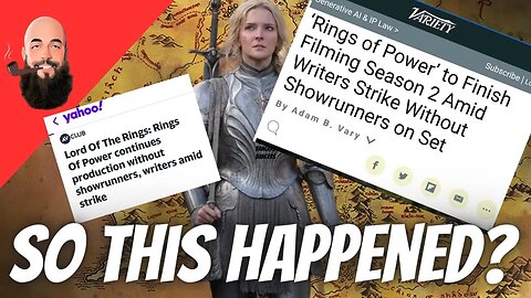 rings of power writers strike disaster