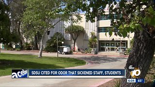 SDSU cited for odor inside building