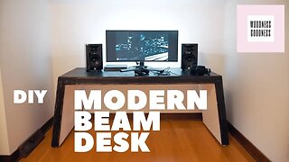 DIY Modern Gaming Desk