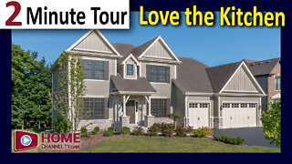 Custom Home w/ Gorgeous Kitchen Design - Chicago Area Luxury Homes - 2-minute House Tour