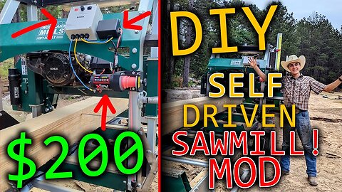 SELF DRIVEN Sawmill MOD For $200! • MEGA Game Changer! • Best Sawmill mod EVER!