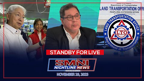 SMNI Nightline News with Admar Vilando and Jade Calabroso | November 29, 2023
