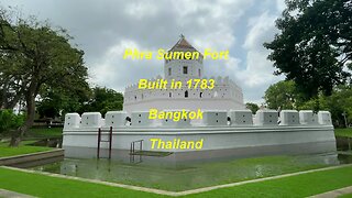 Phra Sumen Fort built in 1783 Bangkok Thailand