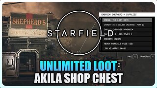 Starfield - Akila Shop Chest Glitch (Unlimited Loot & Money)