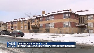 Apartment residents struggle without running water