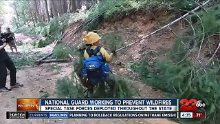 National Guard working to prevent wildfires