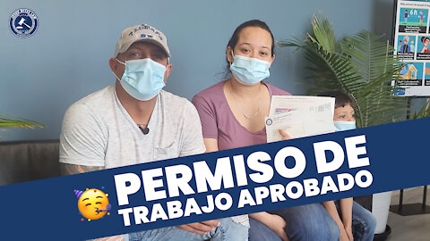 Esta familia obtuvo su residencia permanente.