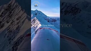 WOW! Flying over ALASKA!