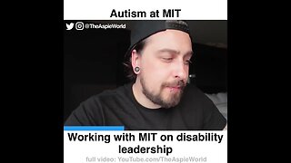 Autism At MIT #autism #shorts #actuallyautistic @theasp