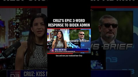 Cruz’s EPIC 3-Word Response to Biden Admin