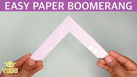 How To Make A Paper Boomerang - Easy And Step By Step Tutorial