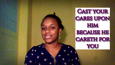 Cast your cares upon him because he careth for you | 1 Peter 5:1-7 KJV