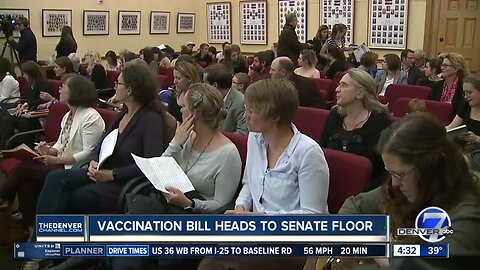 Vaccination bill heads to Senate floor